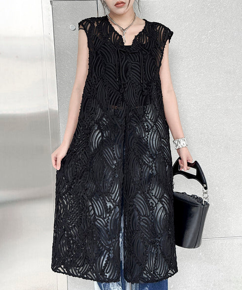 Jacquard Tucking Vest